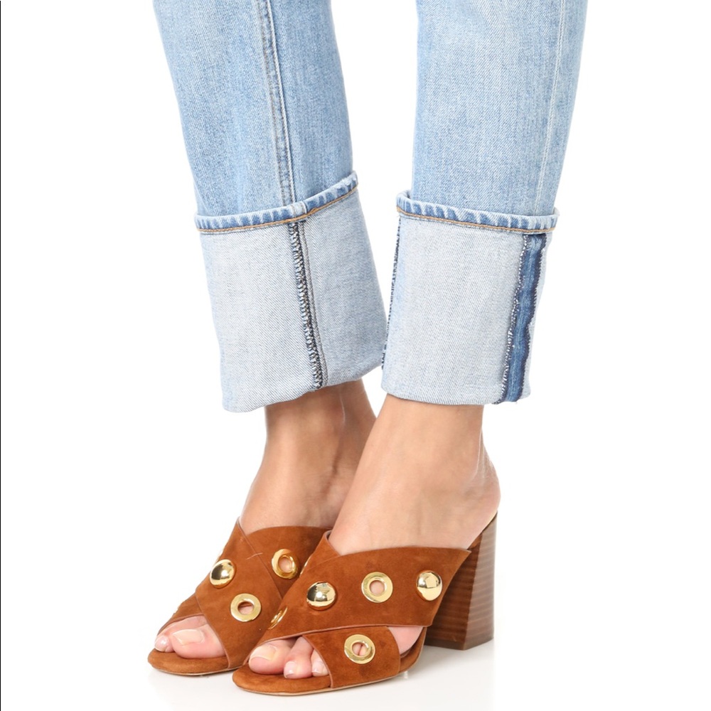 Michael Kors Collection Brianna Suede Sandal NWT